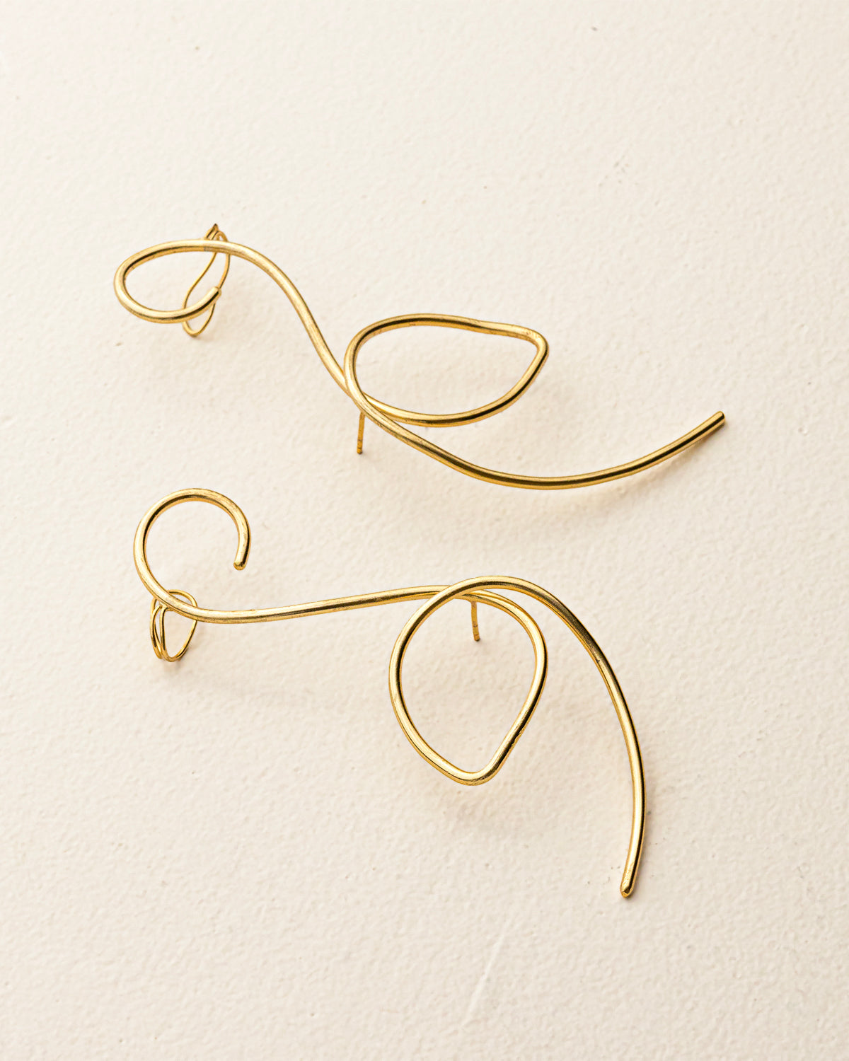 Thread ear cuffs