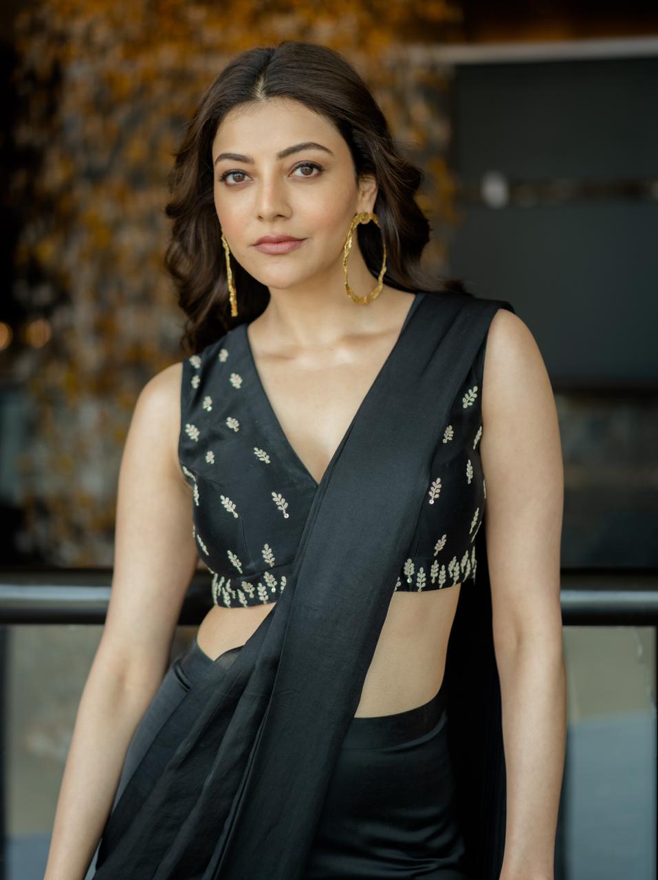 Kajal Aggarwal - Textured Hoops
