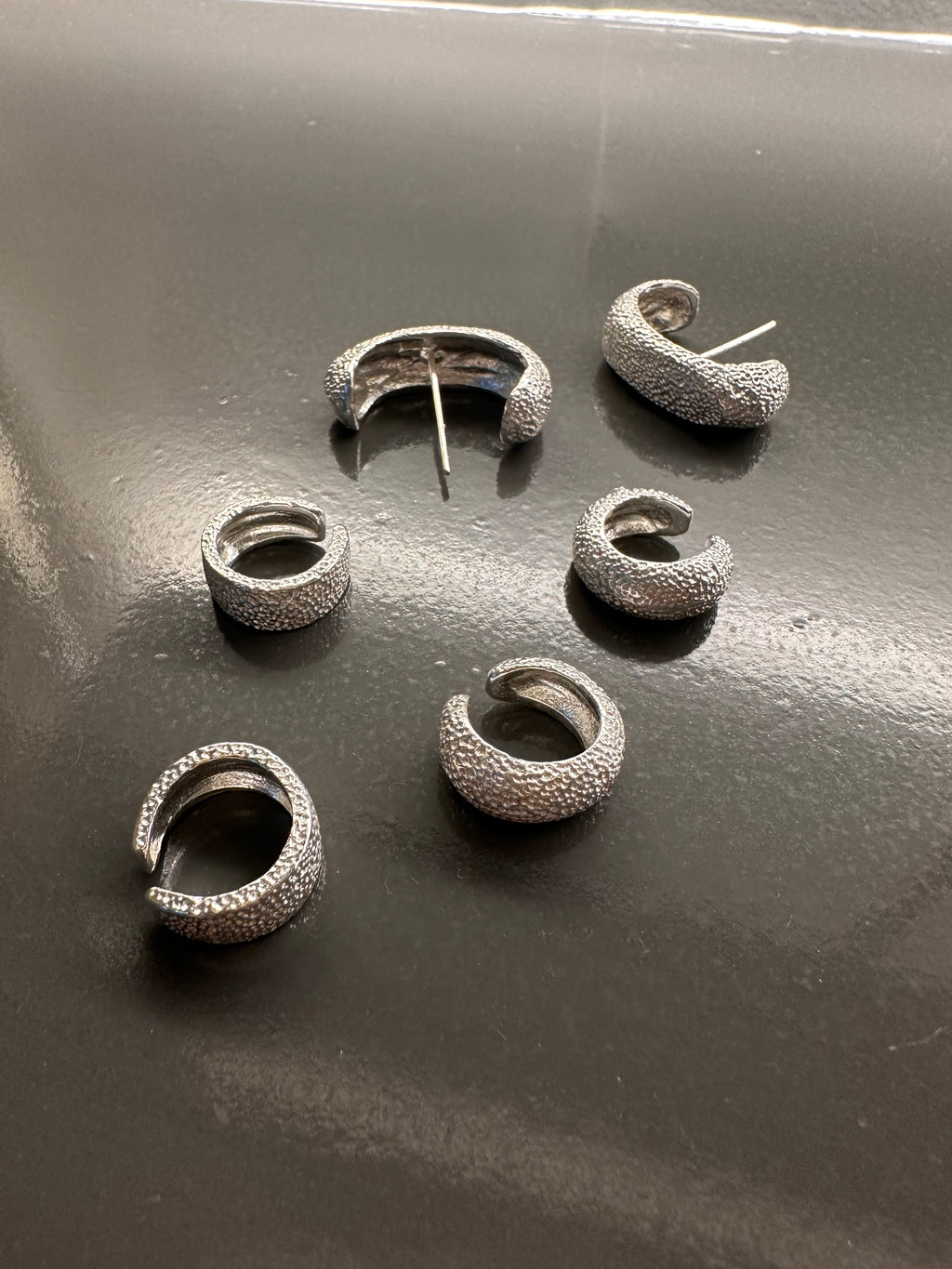 The ear stack in silver