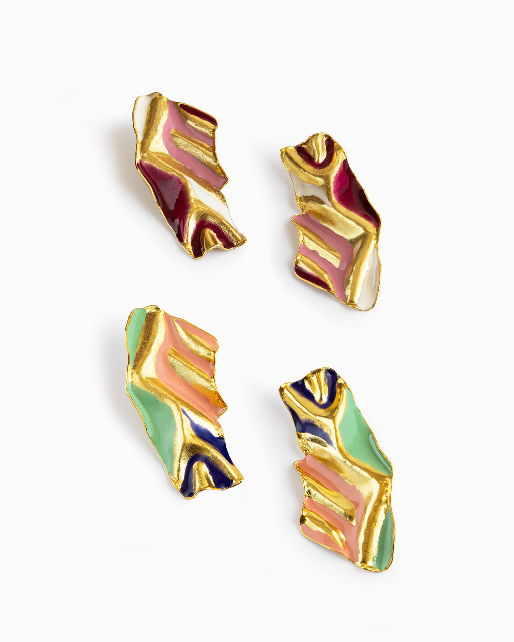 Muticolor Velvet Waves