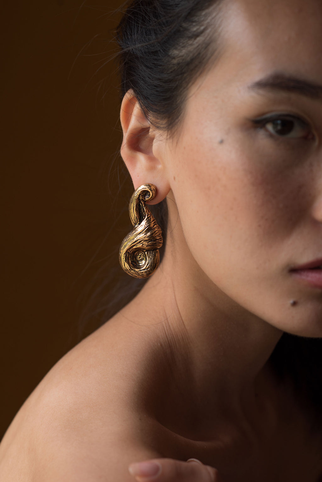 Wabi earrings - oxidised