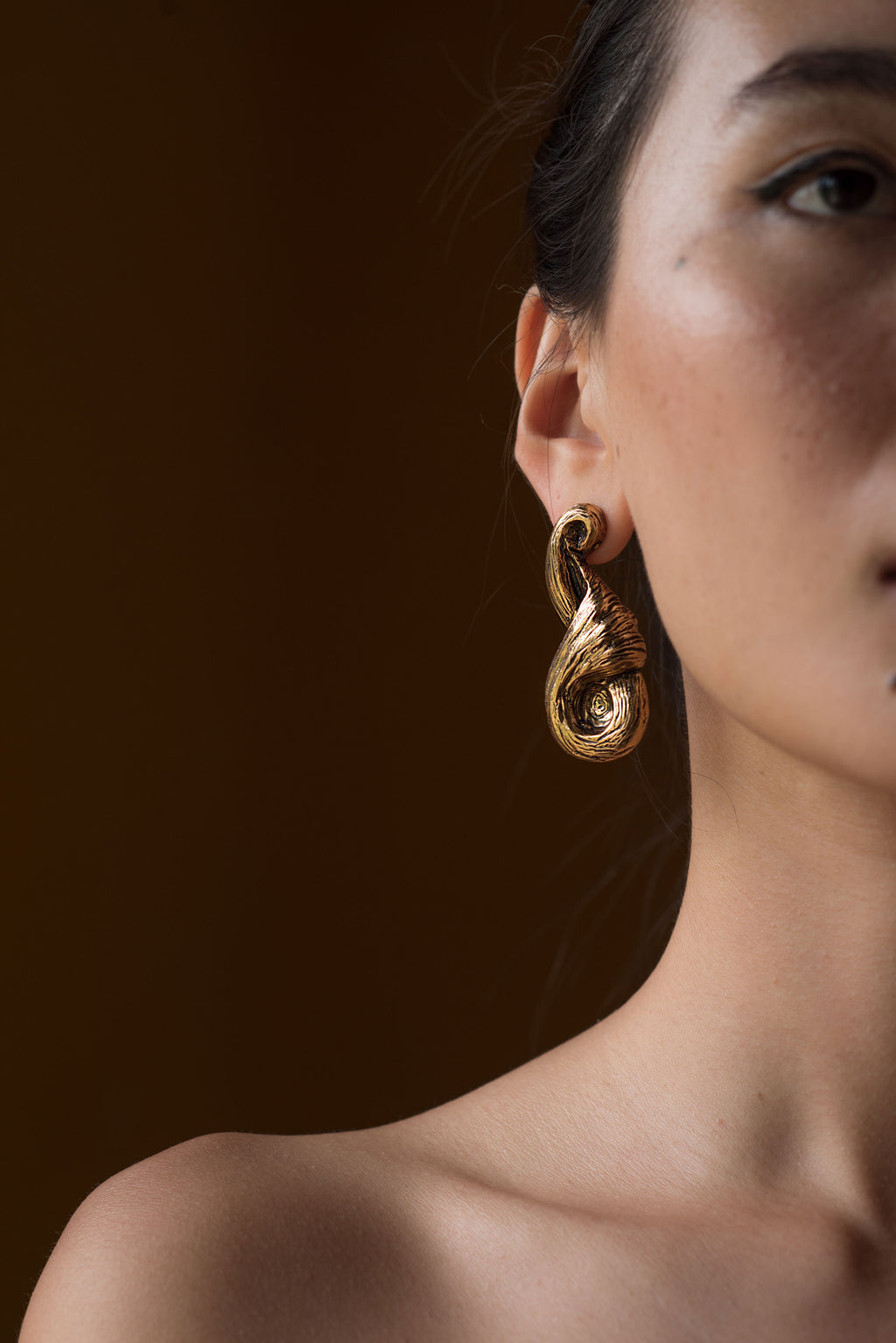 Wabi earrings - oxidised