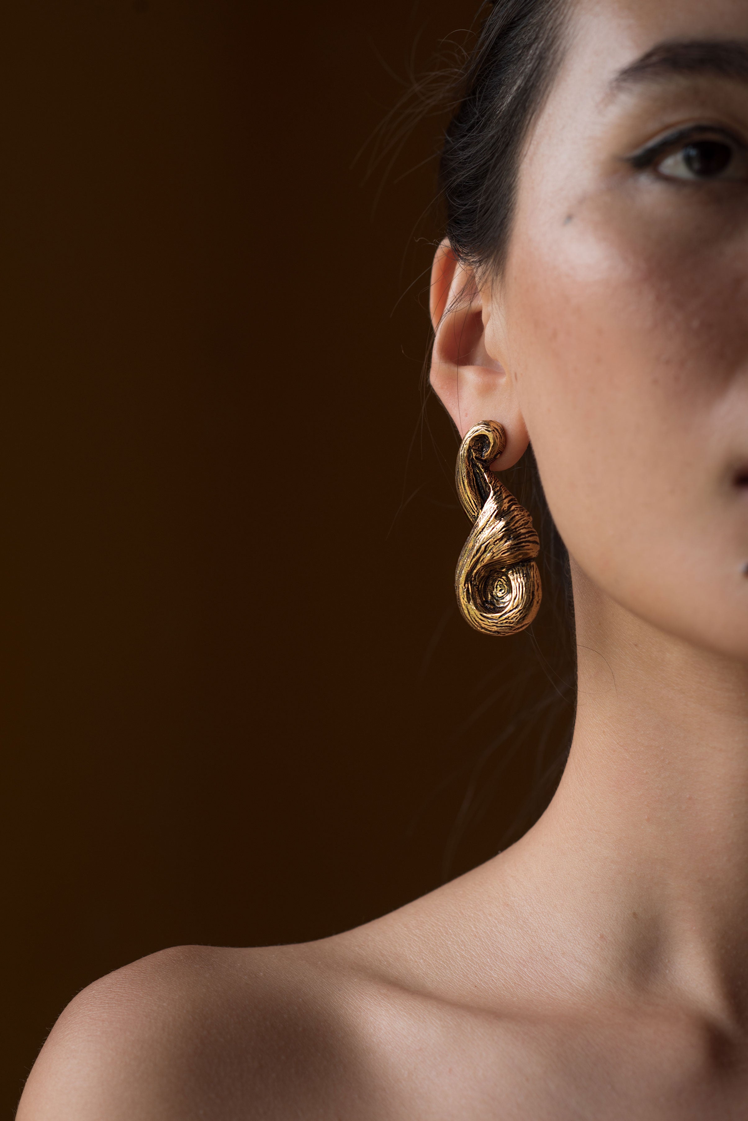 Wabi earrings - oxidised