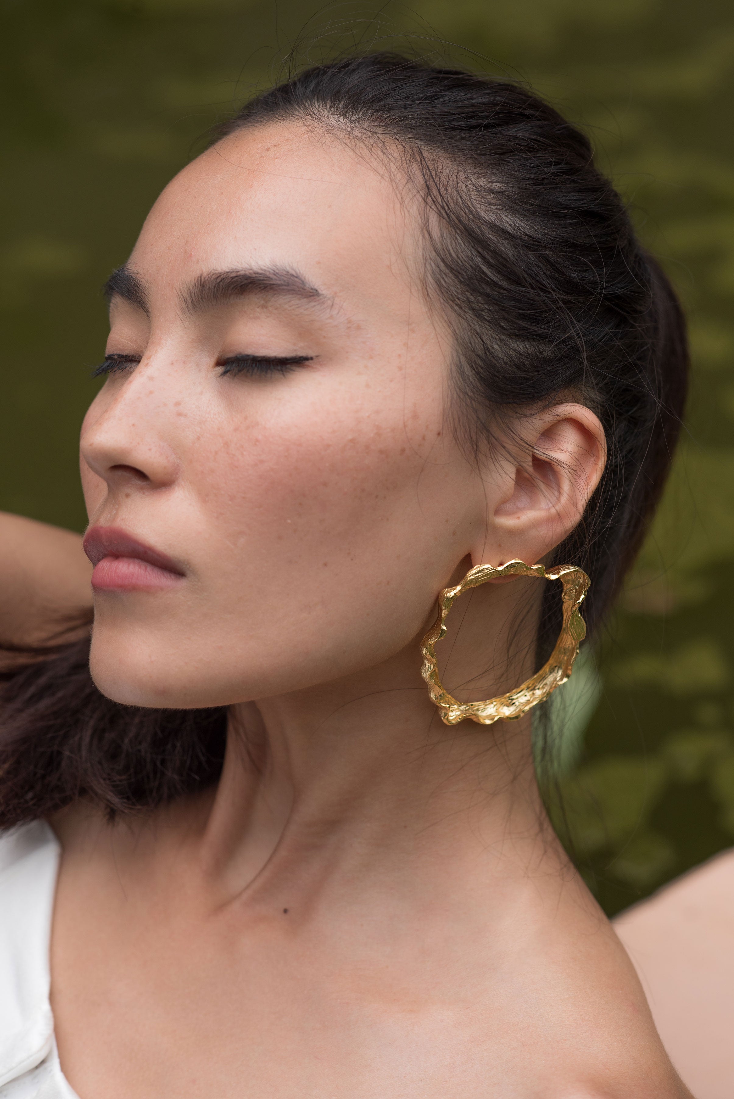 Bark texture classic hoops