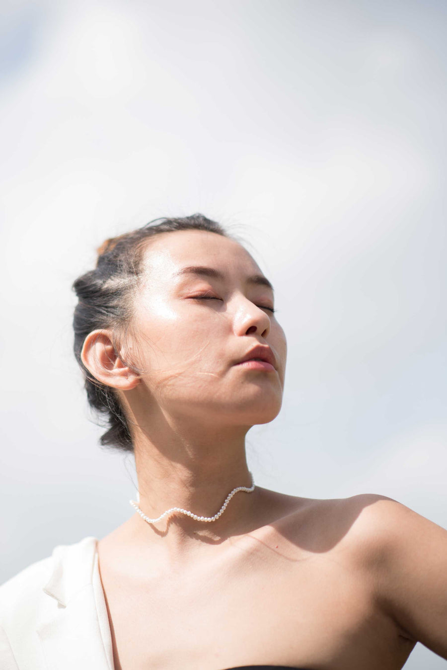 Wavy Pearl Choker