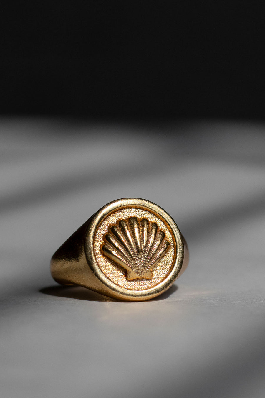 Scallop shell ring