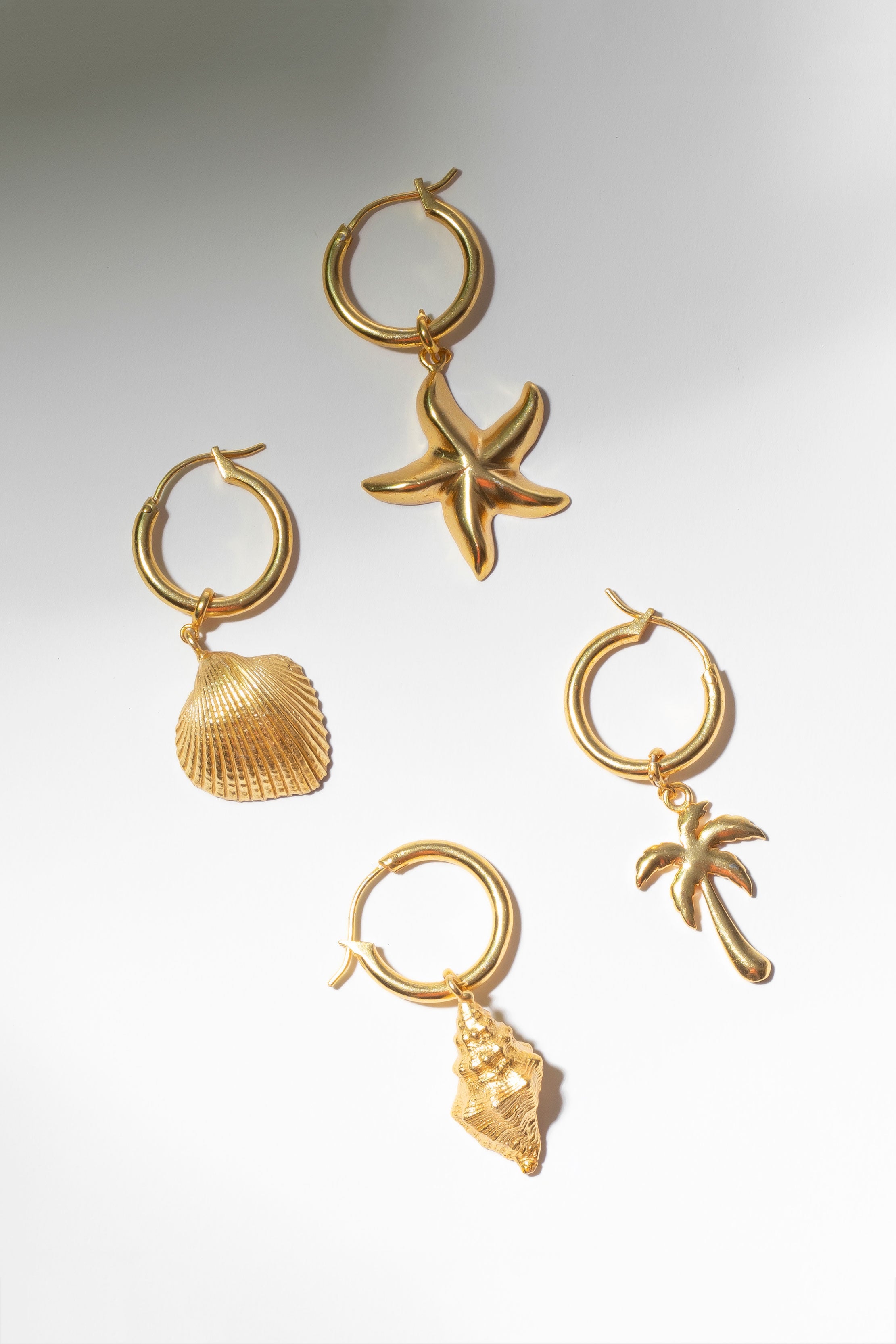 Interchangeable charm hoops