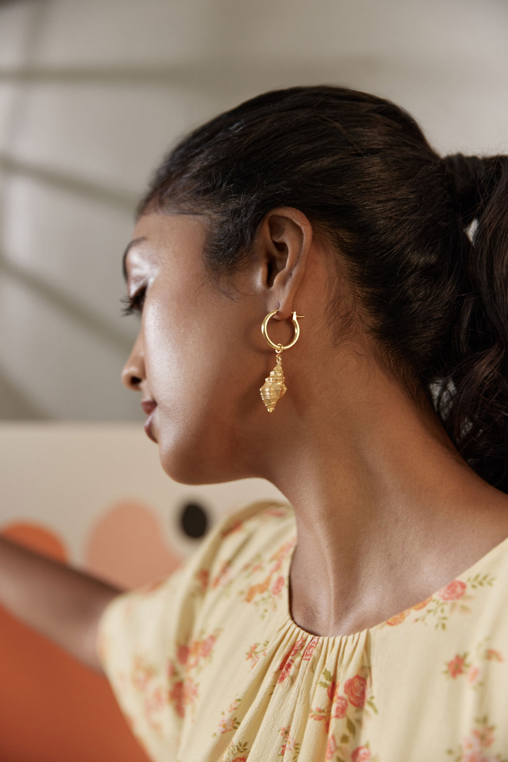 Interchangeable charm hoops