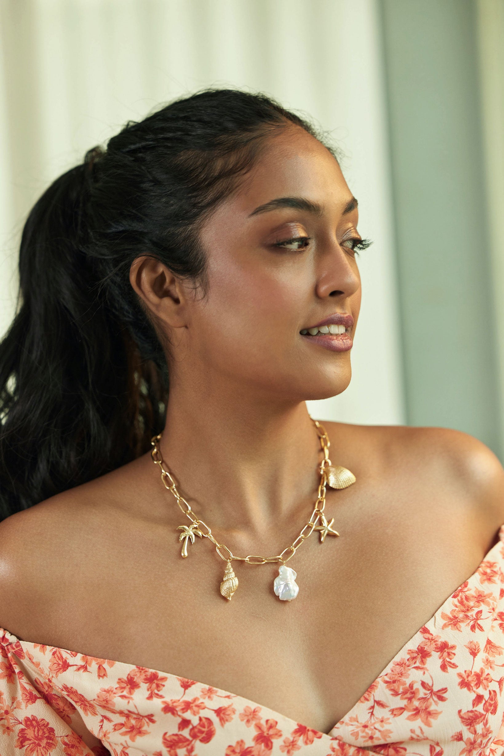 Summer charms necklace